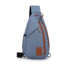 Мужская сумка слинг DINGXINYIZU синяя П1041 Мужская сумка слинг DINGXINYIZU синяя П1041