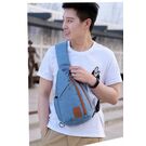 Мужская сумка слинг DINGXINYIZU синяя П1041 Мужская сумка слинг DINGXINYIZU синяя П1041