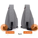 Мужская сумка слинг DINGXINYIZU синяя П1041 Мужская сумка слинг DINGXINYIZU синяя П1041