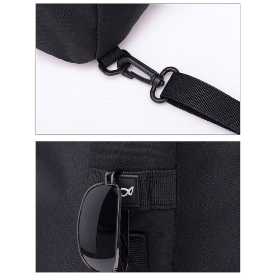 Мужская сумка слинг DINGXINYIZU серая П1042