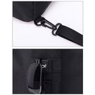 Чоловіча сумка слінг DINGXINYIZU чорна П1044