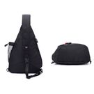 Чоловіча сумка слінг DINGXINYIZU чорна П1044