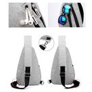 Чоловіча сумка слінг DINGXINYIZU синя П1046