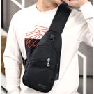 Мужская сумка слинг, черная П1052