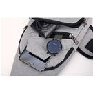 Мужская сумка слинг, черная П1052