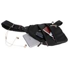 Чоловіча сумка слінг ARCTIC HUNTER, чорна П1055 Чоловіча сумка слінг ARCTIC HUNTER, чорна П1055