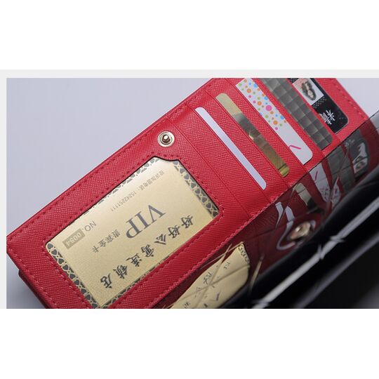 Женский кошелек EIMORE, черный П1075 Женский кошелек EIMORE, черный П1075