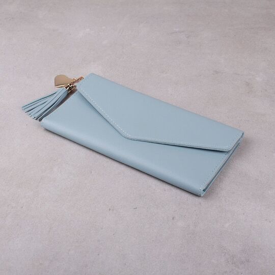 Жіночий гаманець, блакитний П1076