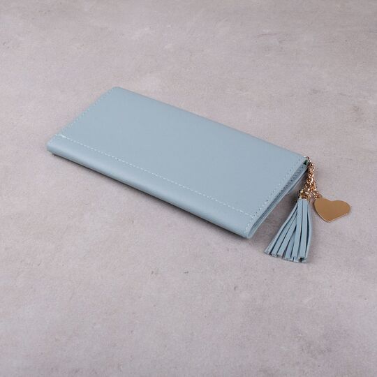 Жіночий гаманець, блакитний П1076