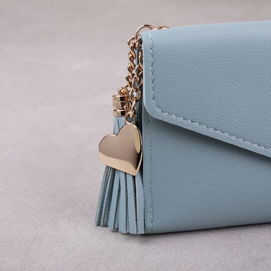 Жіночий гаманець, блакитний П1076