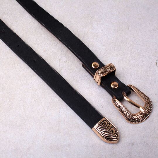 Жіночий ремінь TOYOOSKY, чорний П1083