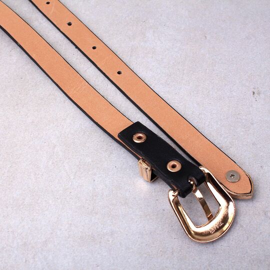 Жіночий ремінь TOYOOSKY, чорний П1083