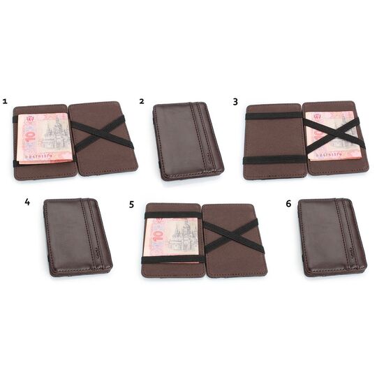 Затиск, гаманець, чорний П1095