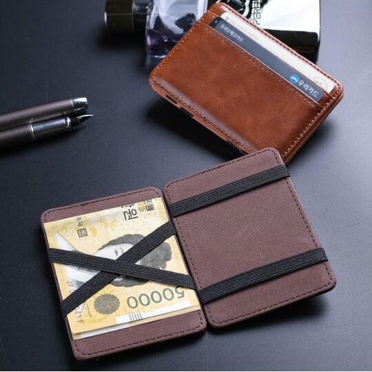 Затиск, гаманець, чорний П1095