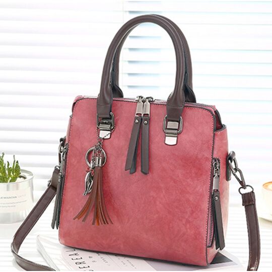 Женская сумка, розовая П1096