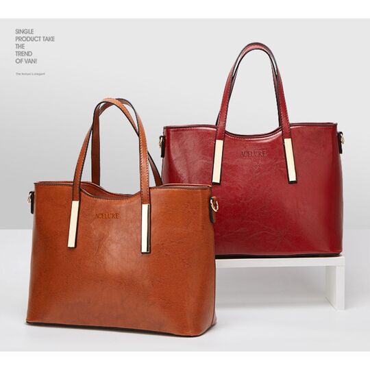 Жіноча сумка ACELURE, коричнева П1124