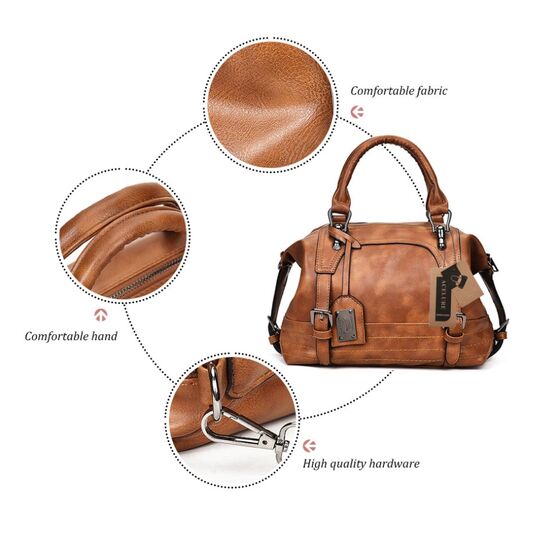 Женская сумка ACELURE, коричневая П1132