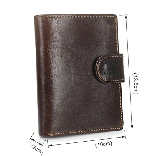 Чоловічий гаманець, коричневий П0012