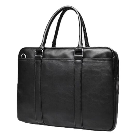 Мужская сумка портфель VORMOR для ноутбука, черная П1143