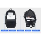 Чоловічий рюкзак VORMOR для ноутбука, чорний П1144 Чоловічий рюкзак VORMOR для ноутбука, чорний П1144