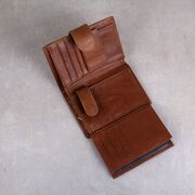 Чоловічий гаманець, коричневий П0013