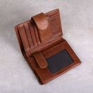 Чоловічий гаманець, коричневий П0013