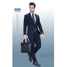 Чоловіча сумка портфель VORMOR для ноутбука, коричнева П1146