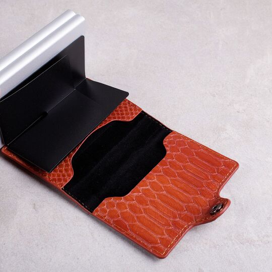 Візитниця RFID, коричнева П1147