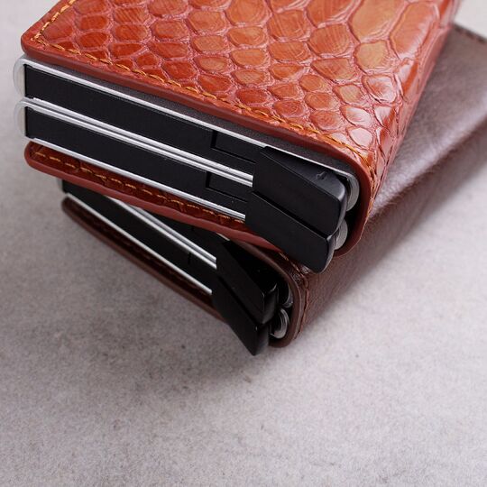 Візитниця RFID, коричнева П1147