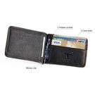 Затиск, гаманець 'Ming Clan' чорний П1175