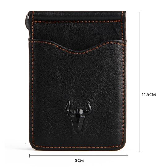 Затиск, гаманець 'Ming Clan' чорний П1175