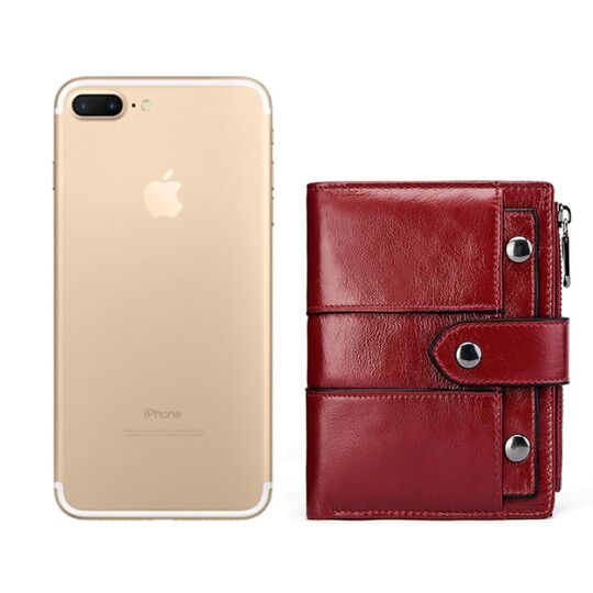 Женский кошелек KAVI'S, красный П1184