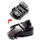 Мужской ремень BISON DENIM, черный П0017