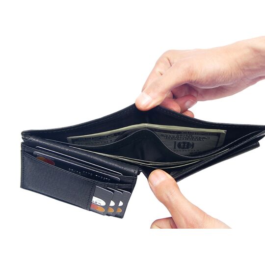 Мужской кошелек Badiya, черный П1191