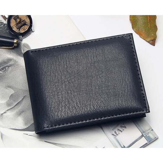 Мужской кошелек Badiya, черный П1193 Мужской кошелек Badiya, черный П1193