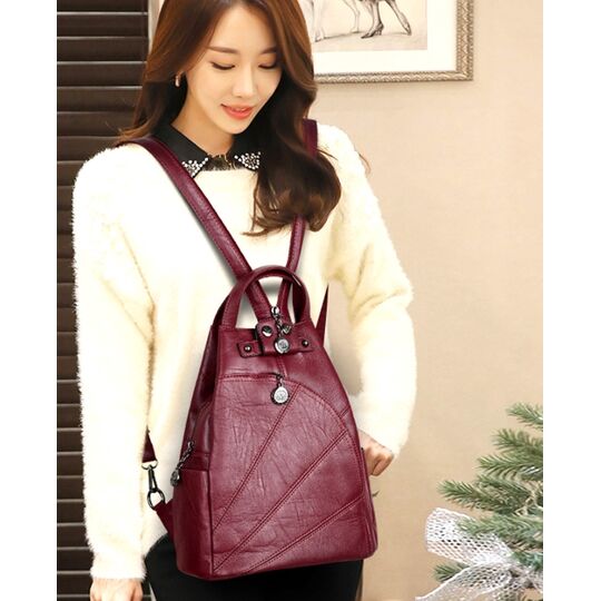 Женский рюкзак PHTESS, красный П1197