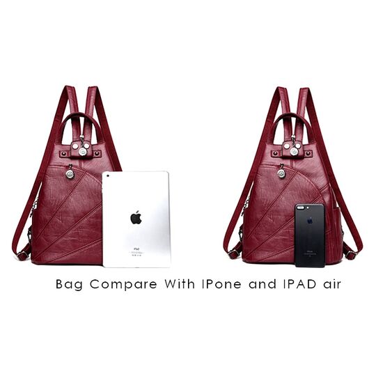 Женский рюкзак PHTESS, красный П1197