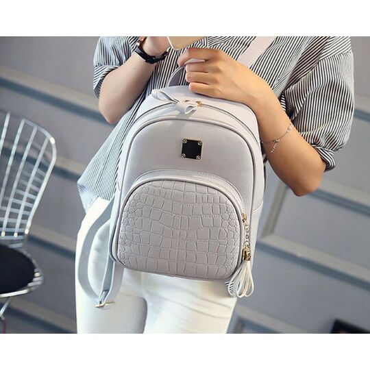 Жіночий рюкзак Joypessie, сірий П1203