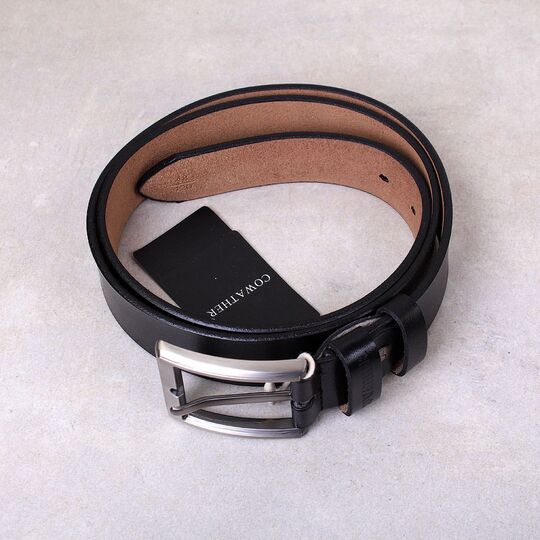 Чоловічий ремінь COWATHER, чорний П0019
