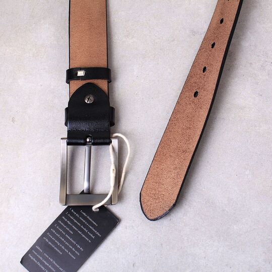 Чоловічий ремінь COWATHER, чорний П0019