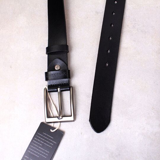 Чоловічий ремінь COWATHER, чорний П0019