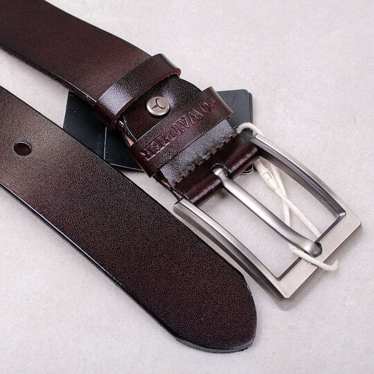 Чоловічий ремінь COWATHER, коричневий П0020