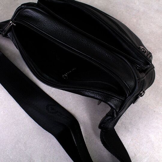 Поясная сумка, бананка ZZNICK, черная П1218