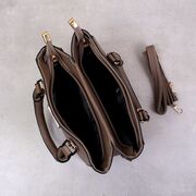 Жіноча сумка, коричнева П0022