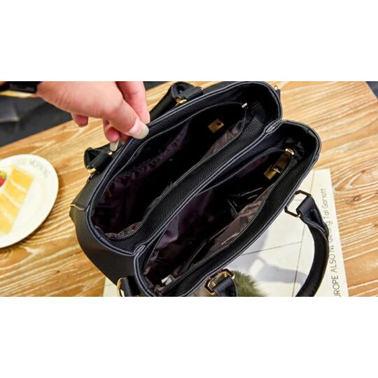 Жіноча сумка, сіра П0023