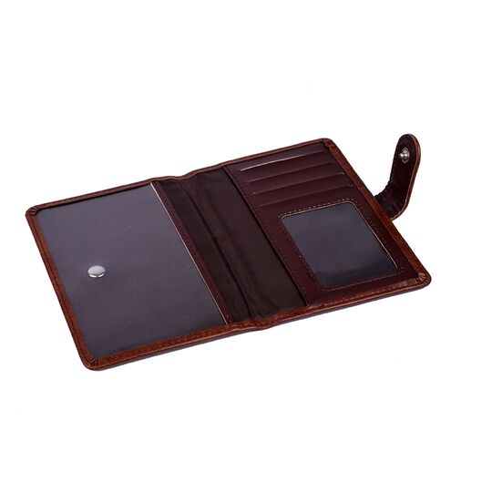 Обкладинка для паспорта, візитниця Winligture коричнева П1244