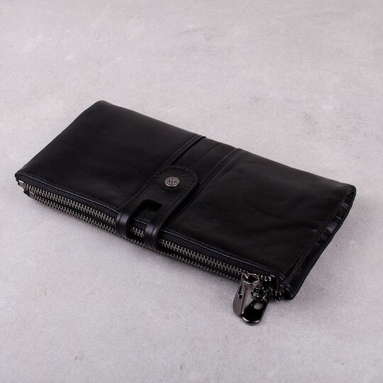 Жіночий гаманець клатч Contact'S, чорний П1246