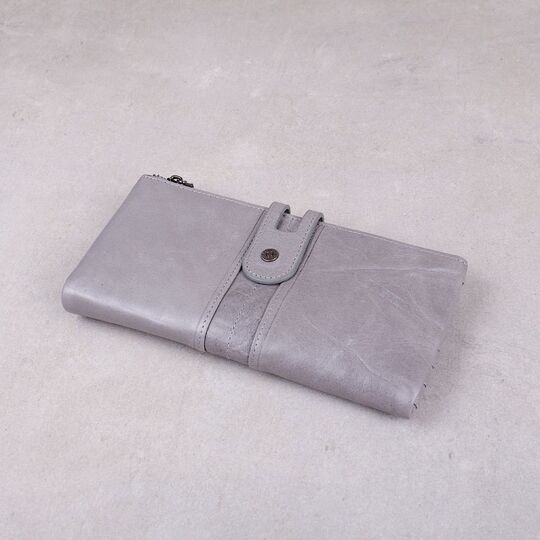 Жіночий гаманець клатч Contact'S, сірий П1248