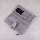 Жіночий гаманець клатч Contact'S, сірий П1248