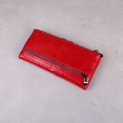 Жіночий гаманець клатч Contact'S, червоний П1249
